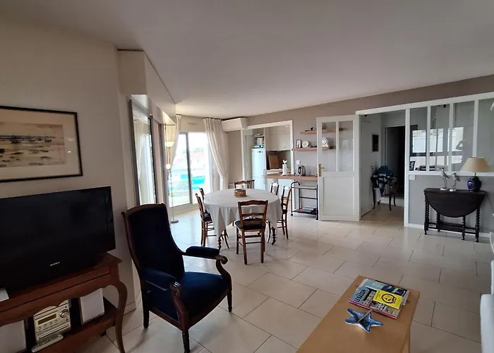 Vaste Avec Vue Sur Le Port De Plaisance Apartmán Arcachon